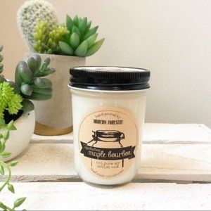 Farmhouse Maple Bourbon 100% Soy Candle 8oz